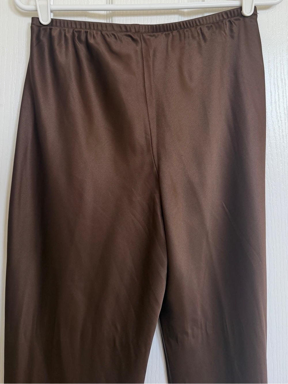 Reformation Gale Satin Mid Rise Bias Pant Color Pinecone Size Small - Picture 8 of 8